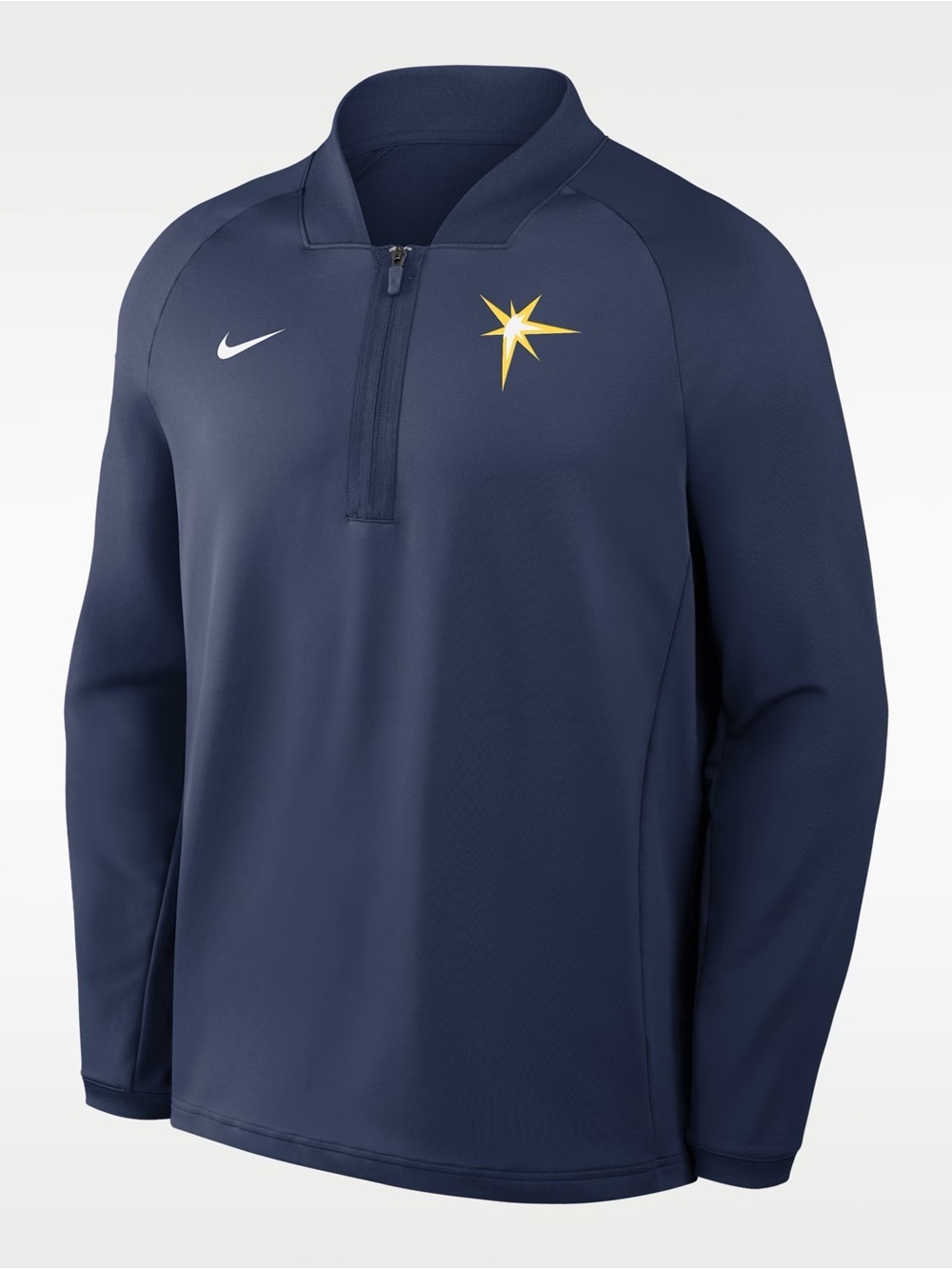 Nike Rays Baseball Navy Long-Sleeve Quarter-Zip